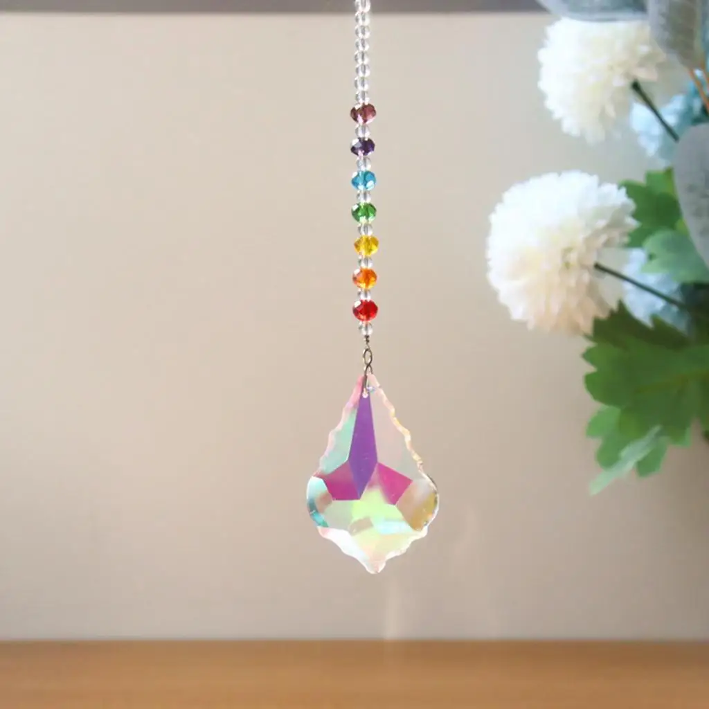 Sparkling Crystal Chandelier Prism Rainbow Maker Garden Hanging