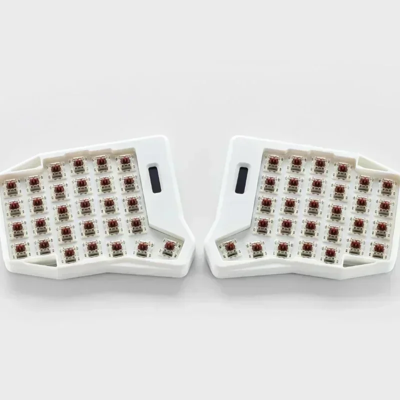 MiFuny K:02 مجموعة لوحة المفاتيح الميكانيكية المقسمة المخصصة اللاسلكية أحادية الوضع 2.4g عبر مفتاح التغيير 1U أغطية المفاتيح 8th متاحة لمفتاح MX