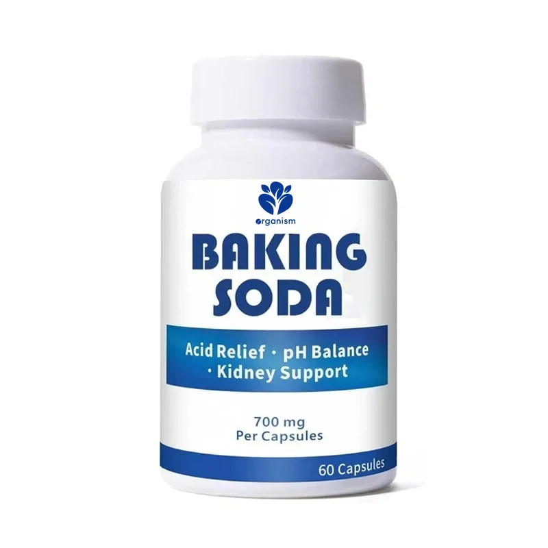 

Baking Soda Capsules -700mg Sodium Bicarbonate Supplement | Natural Baking Soda Used to Relieve Acid Reflux - Easy to Swallow