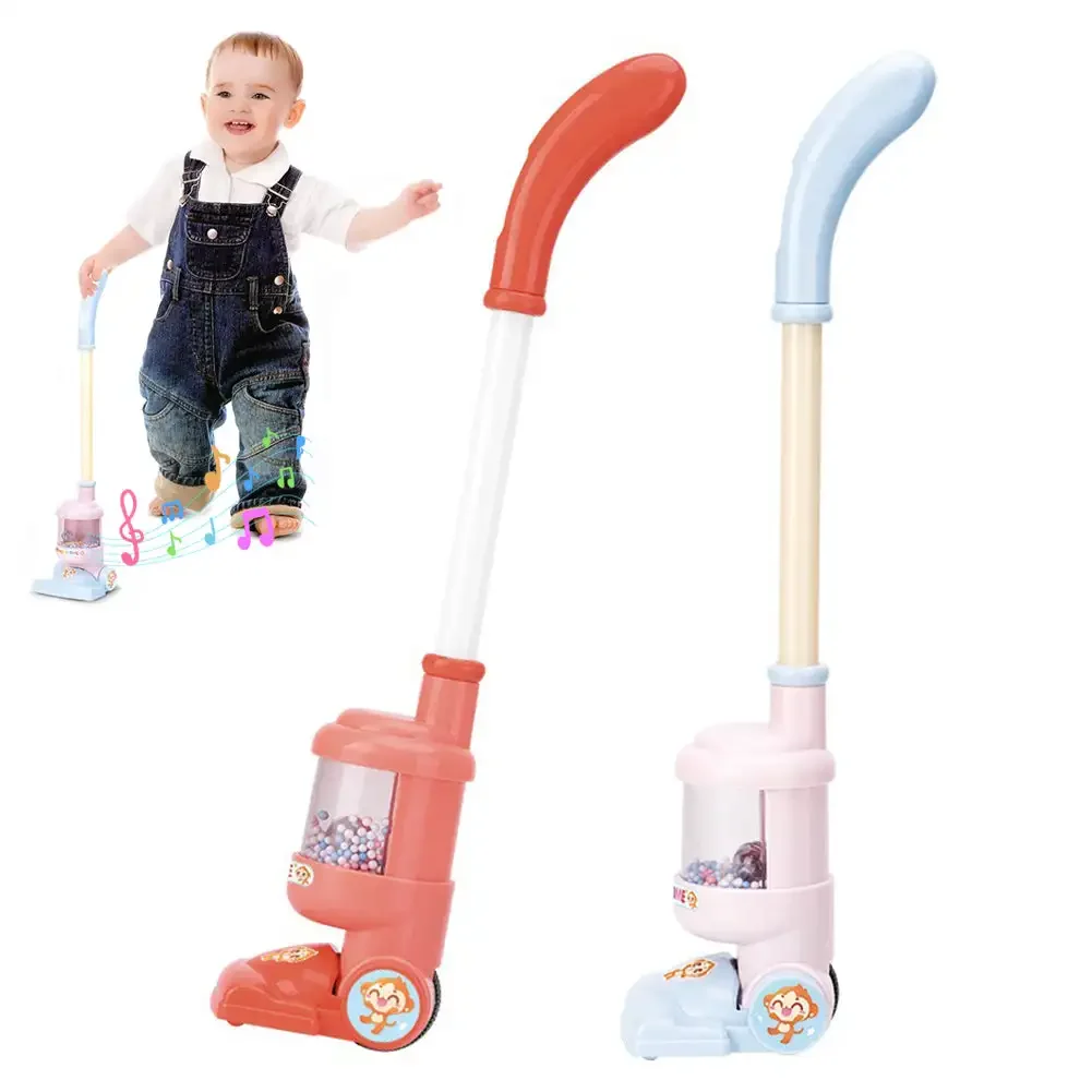 Kids Electric Mini Vacuum Cleaner Simulation Housework Dust Catcher Toys for Kids Girls Birthday Gifts Educational Pretend Play