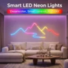 RGB Neon Rope Lights, Flexible LED Neon Strip Lights, Remote Control & Music Sync, Multiple Lighting Modes, DIY Neon Lights for Bedroom, Gaming Room, Outdoor Party Wall Decor 1