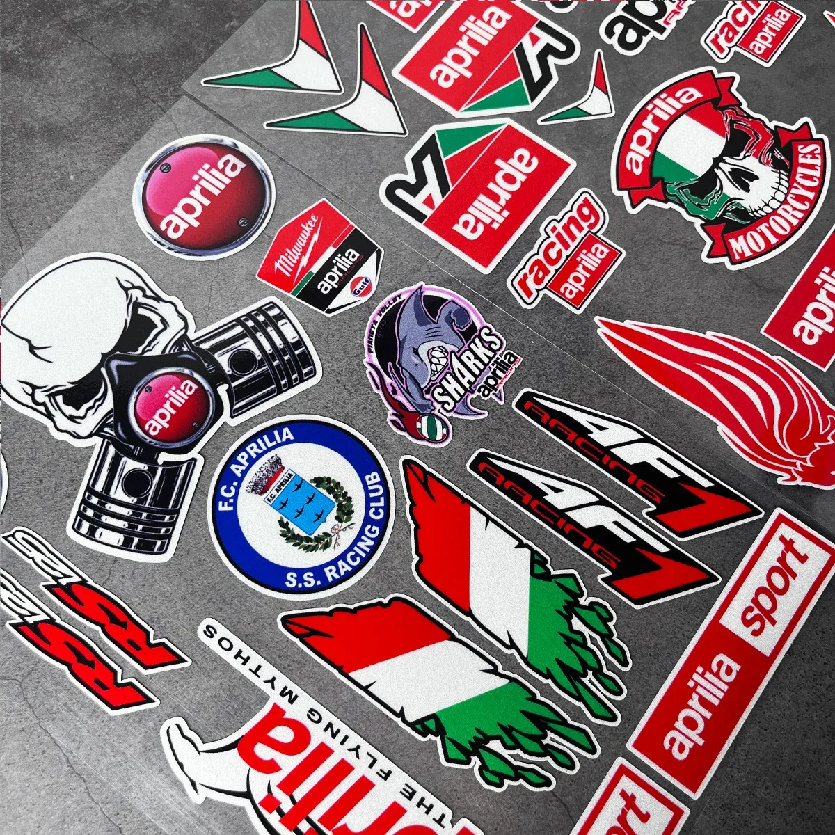 For Aprilia Sticker Motorcycle Accessories Tuono Shiver Pegaso Tuareg GPR SR GT RS RS660 RSV4 RS4 900 750 660 650 457 150 125 50