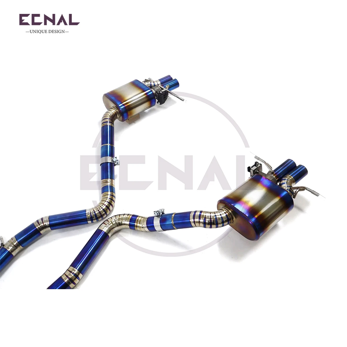

Ecnal Exhaust Catback for Mercedes Benz W222 S600 V12 6.0T 2014-2017 TC4 Titanium Alloy Exhaust Pipe with Valve Muffler