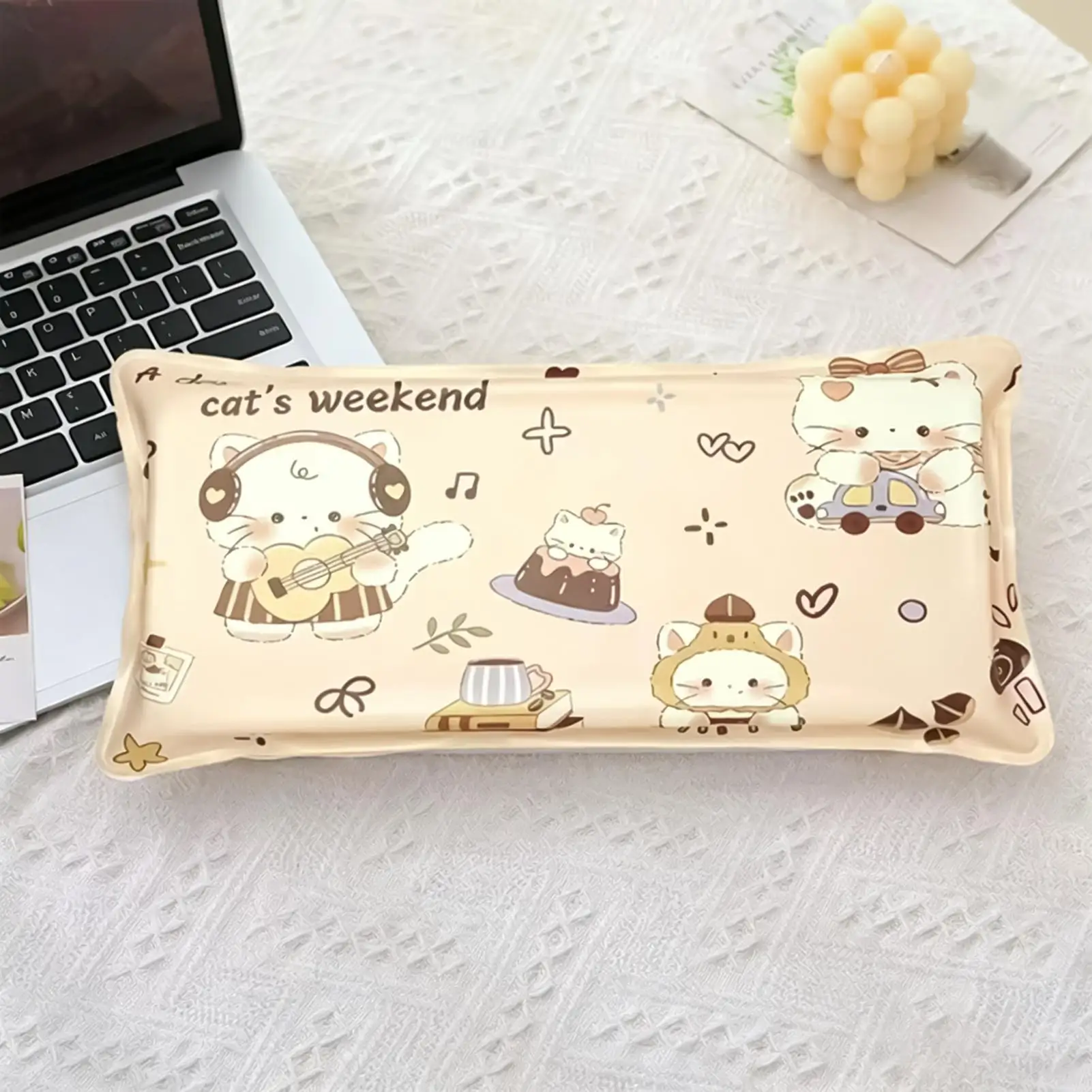 Cooling Pillow for Hot Sleepers Breathable Comfortable Cushion Kids Adults Napping Sponge Pillow for Students Girls Boys Women
