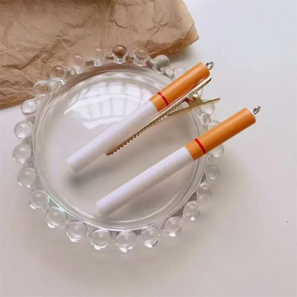 2 Stück Lustige Kreative Zigaretten-Haarspangen für Frauen und Mädchen Modische Haarklammern Individuelle Punk-Haaraccessoires Partygeschenk – Detail 8