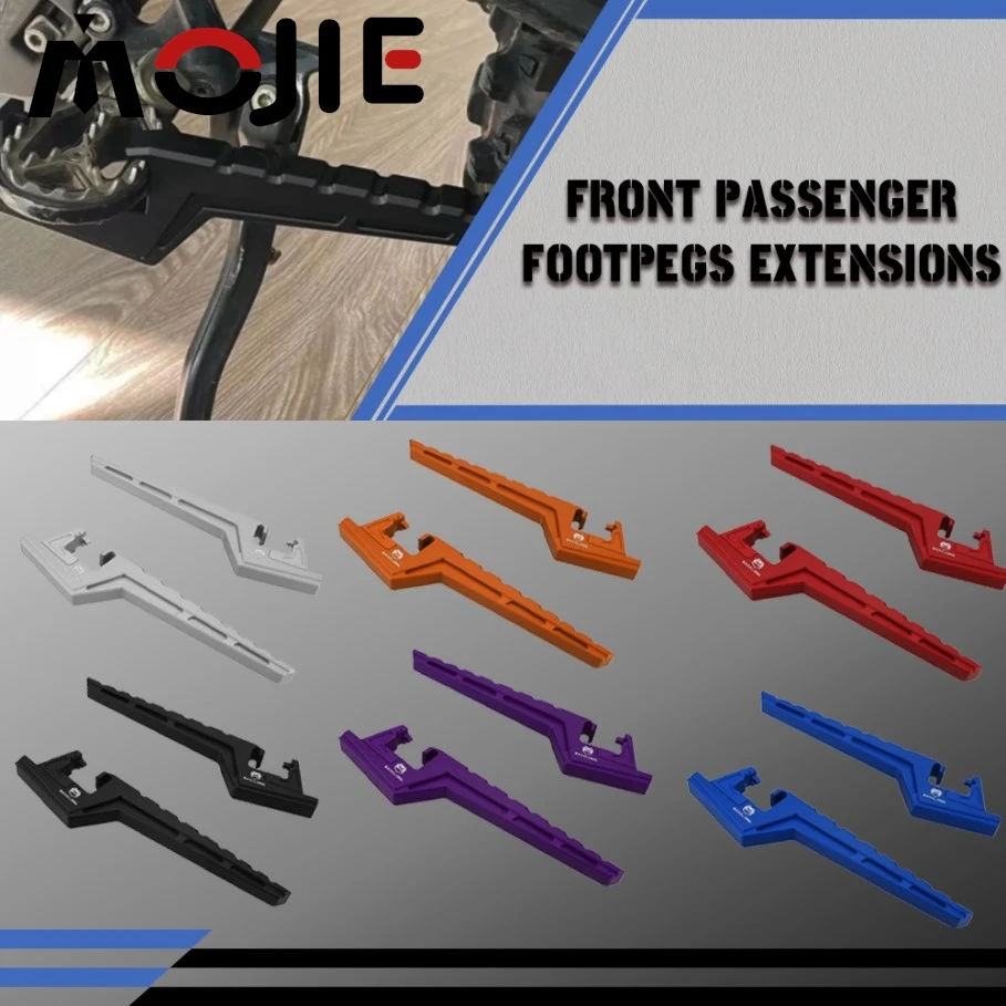For 450 Rally 2005 660 Rallye 2002 2003 2004 Passenger Foot Peg Extensions Extended Footpegs Dirt Bike Off-Road Accessories