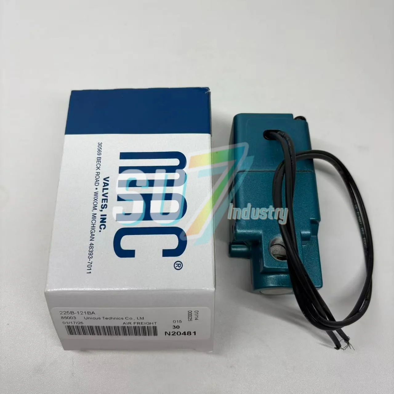 Novo em estoque válvula solenóide 225B-121BA 225B-121BAAA