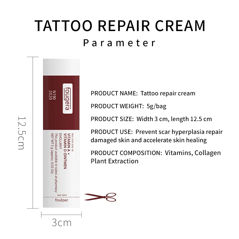 Tattoo Aftercare Cream A&D Fougera Vitamin Ointment Anti Scar Permanent Makeup Repair Gel Microblad Supplies For Tattoo Body Art view 6