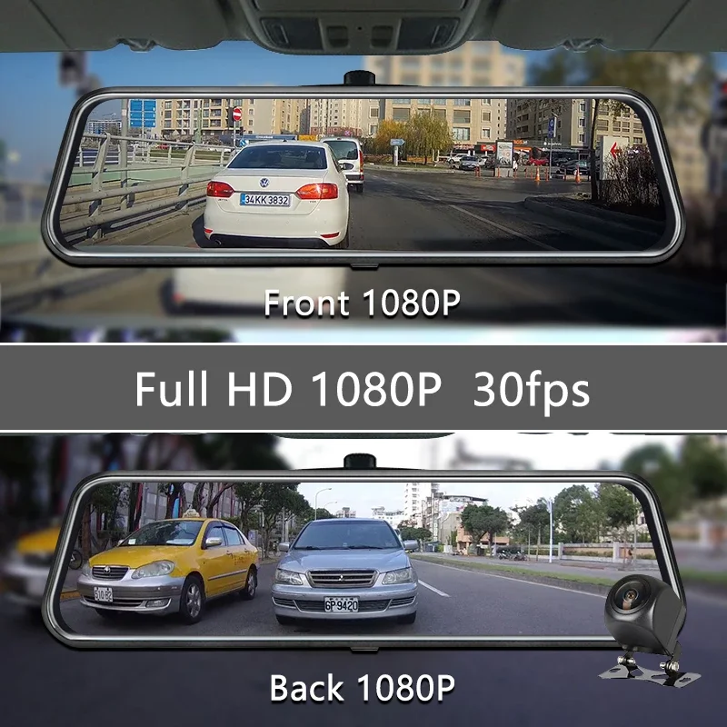 Auto Mirror Camera for Car Touch Screen Video Recorder Rearview 10\