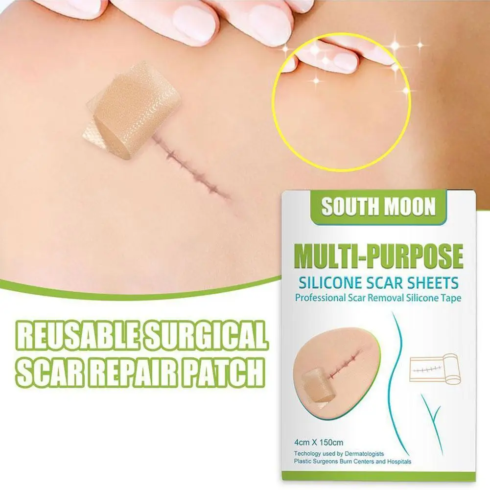 Ew Waterproof Surgery-Scar Removal Silicone Gel Sheet Therapy Patch Sticker Tape For Acne Trauma Burn Skin Repair-Treatmen