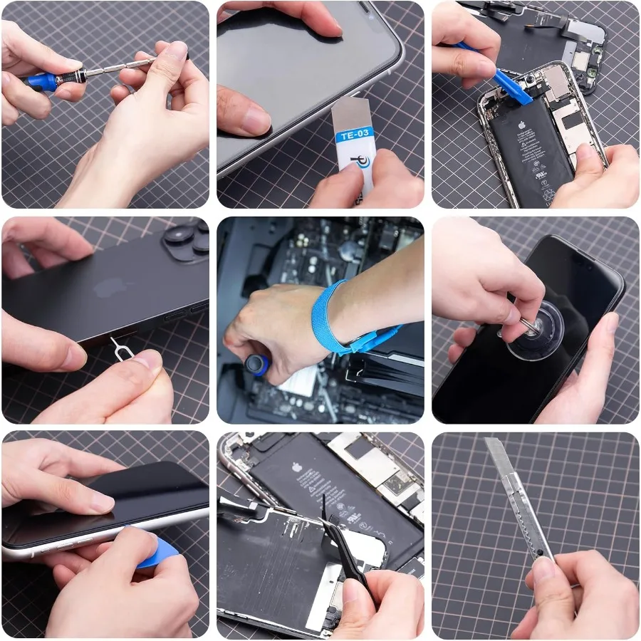 مجموعة مفكات براغي دقيقة 82 في 1 مجموعة أدوات إصلاح الإلكترونيات المغناطيسية مع عمود ible وقضيب تمديد متوافق مع أجهزة الكمبيوتر المحمول