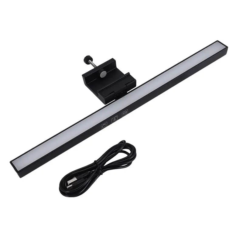 Y42A-Laptop Monitor Light Bar USB E-Reading LED Work Light 3 Adjustable Color Temperature, No Screen Glare