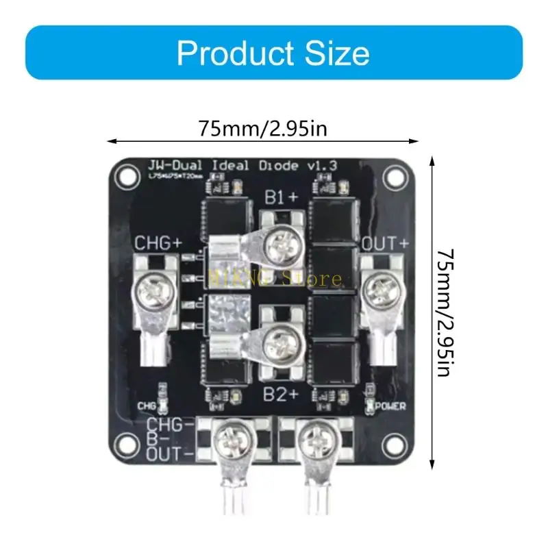 전문적인 이상적인 다이오드 75V 100A 충분한 전류 태양 광 태양 기본 스테이션 산업 제어 중복성 최고의 판매