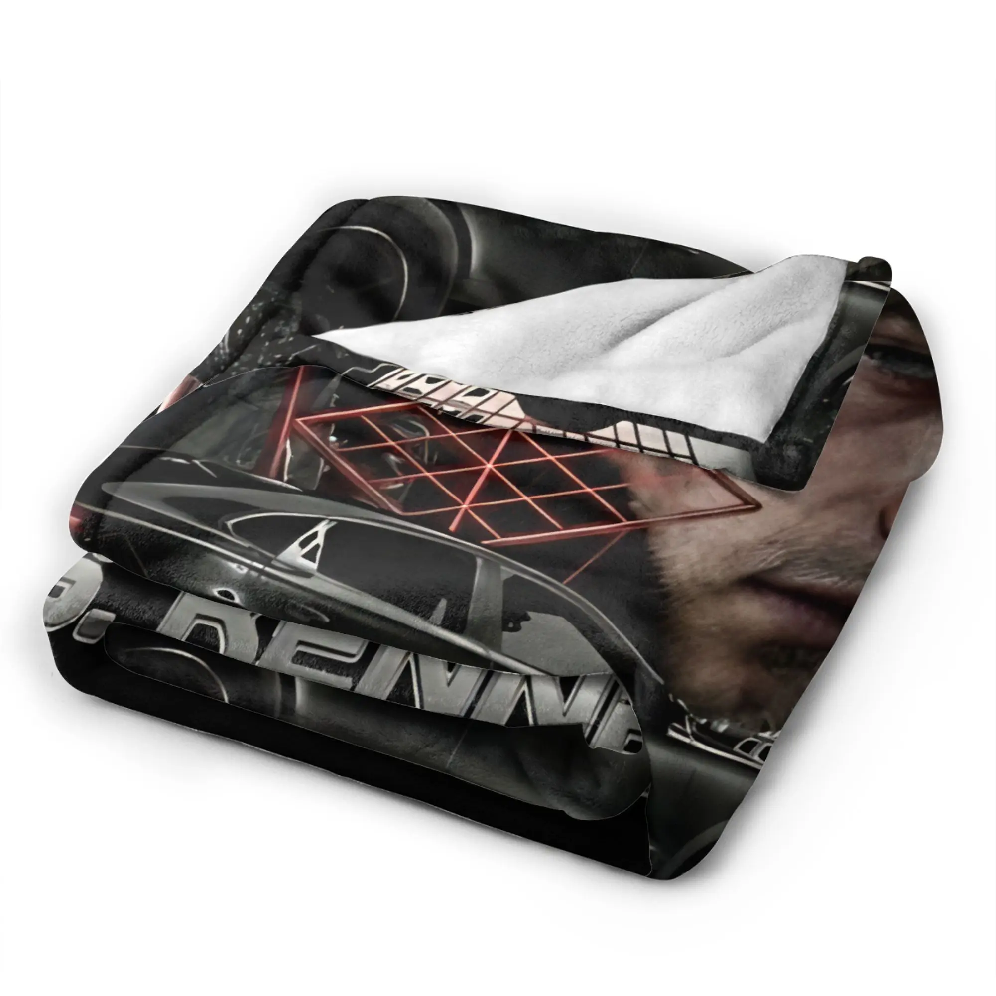 Residents Evils Leon S. Kennedy Throw Blanket Super Soft Pattern Blanket  For Living Room Camping Flannel Bedspread Bed Cover