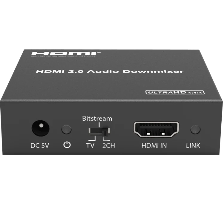 18 Gbit/s 4K HDMI2.0 Audio Extractor mit Audio-Downmix-Unterstützung YUV4:4:4,3D