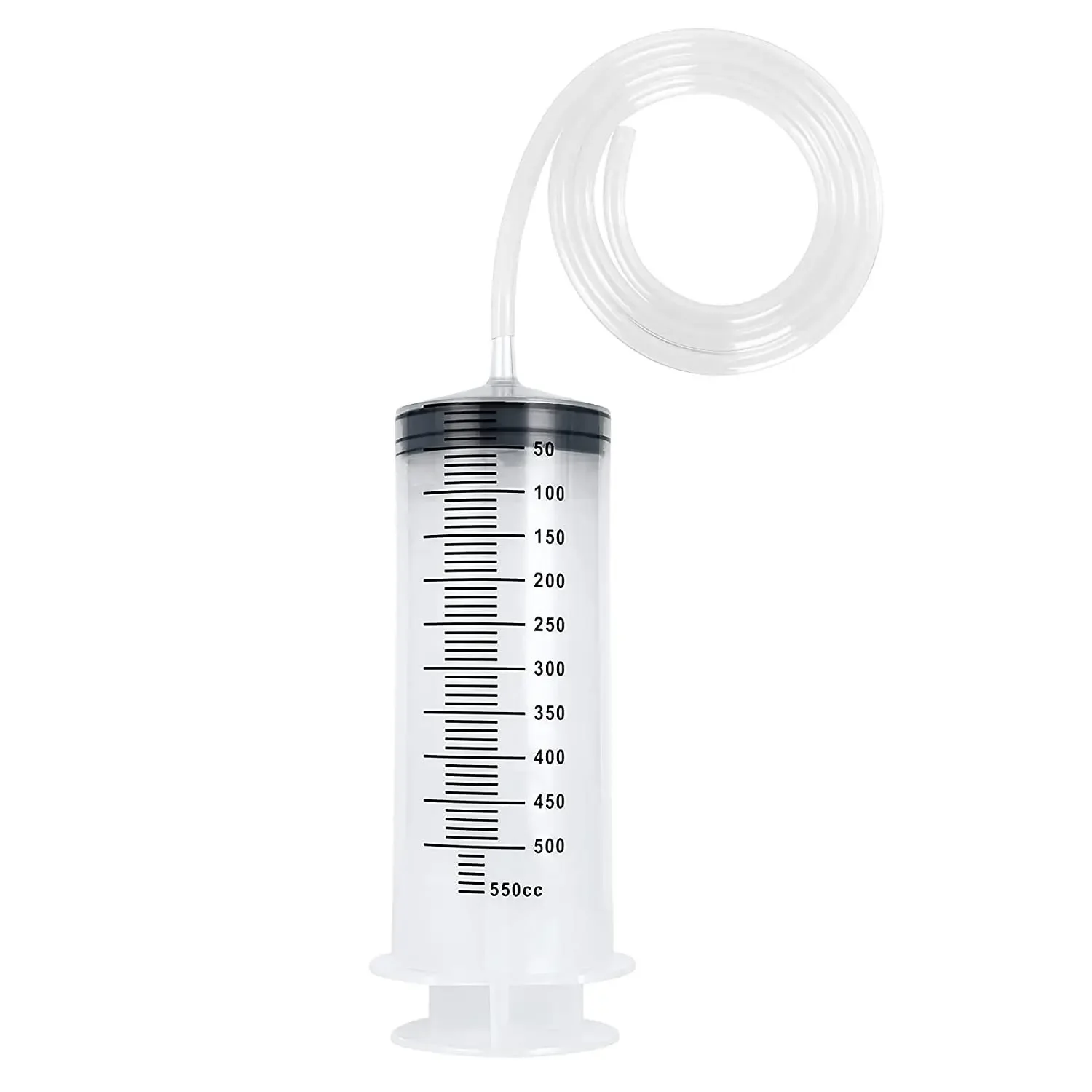 Large Capacity Syringe Reusable Pump Measuring with 32cm Hose Ink Washable Suction Injector for Oil Fluid Water