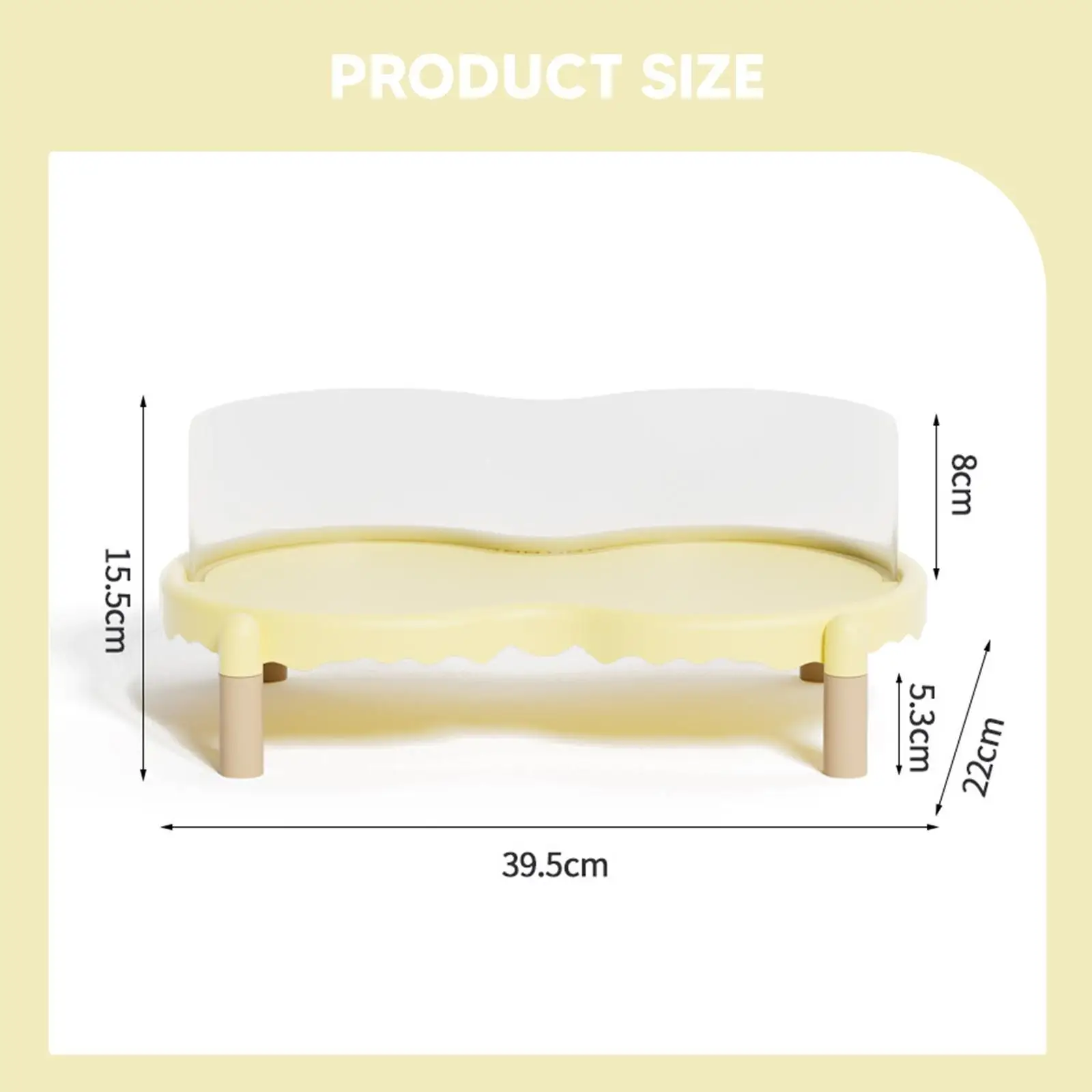 

Пластиковая приподнятая подставка для кормления кошек и собак: миска-непросыпайка для дома