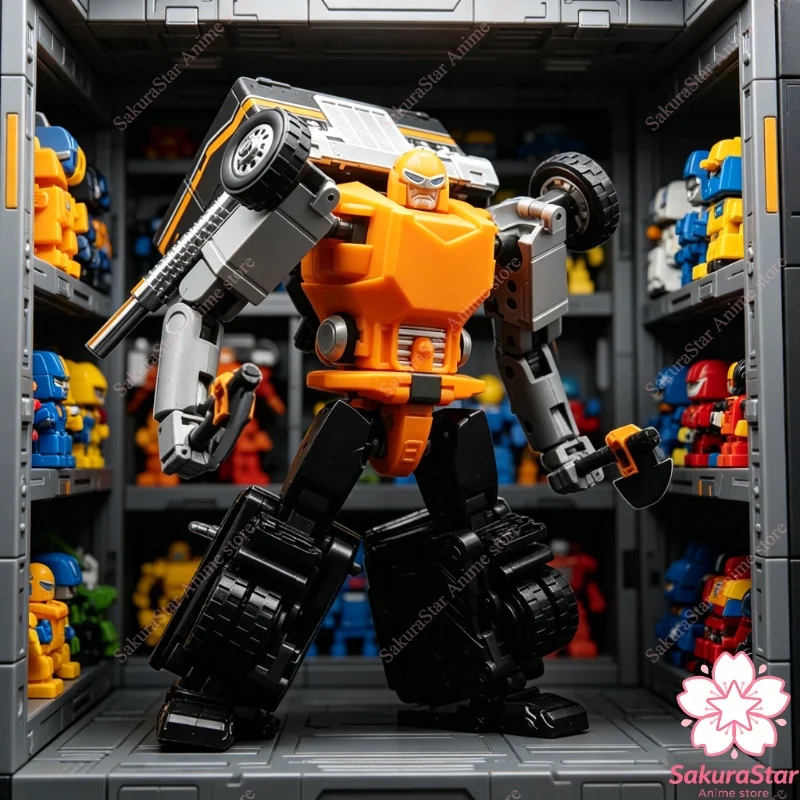 【En stock】BadCube OTS BCN-01 Captain Huffy G1 Transform Robot Figura de acción coleccionable altamente articulada, modelo de juguete exquisito