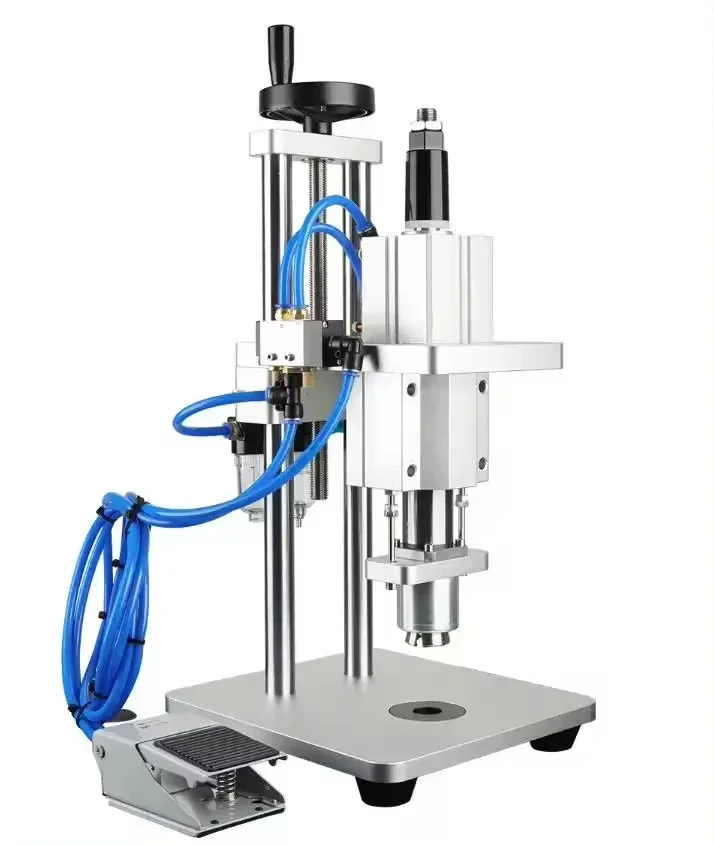

80ZX Pneumatic 2/5/10ml vial capping machine 13/20mm flip off cap crimper