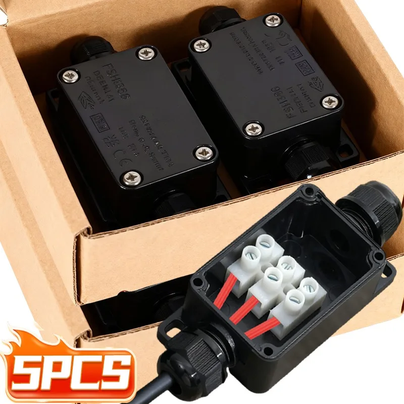 

Водонепроницаемая распределительная коробка IP66, двухсторонняя непромокаемая крышка для хранения, светодиодный светильник, чехол для хранения, разъем для электрического кабеля, распределительная коробка