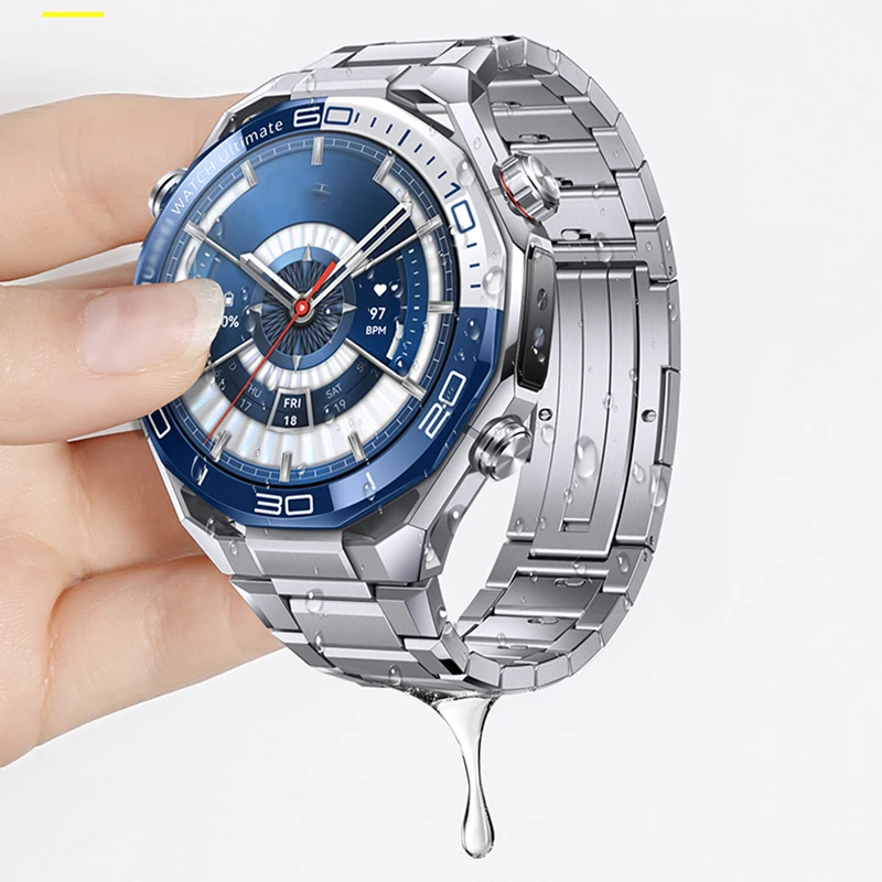 22-mm-Armband aus Titan für die HUAWEI WATCH Ultimate 2, mit Schnellverschluss, passend für Huawei Watch 5, 4/GT 7 Pro, GT6, 5, 4, 3, 2, 46 mm. – Detail 12