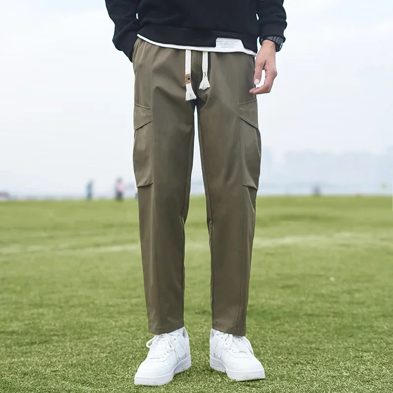 

Athletic Running Lightweight Sport Jogger Trousers Spring Autumn Straight Sweatpants Warm New Fashion Casual Drawstring Men Pant