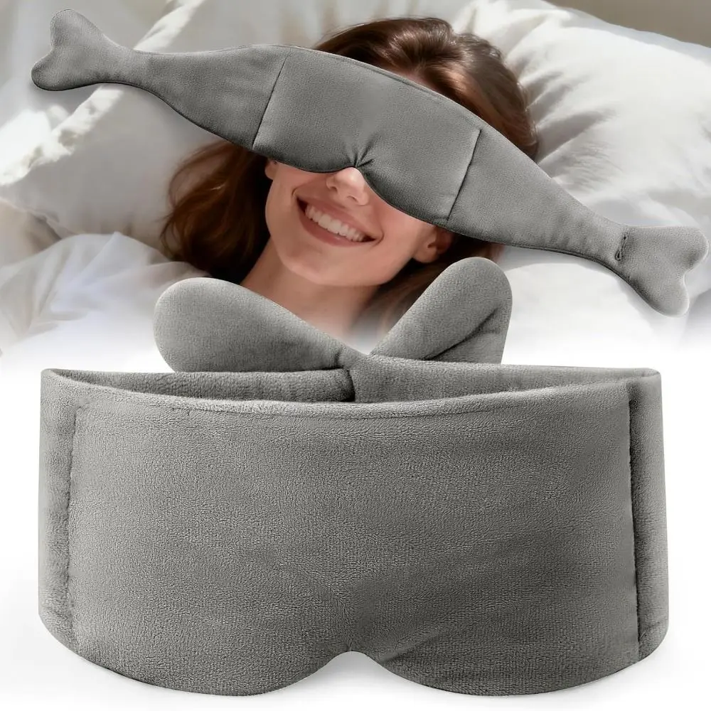 Eye Cover Light-blocking Weighted Eye Mask Soft Breathable Skin-Friendly Sleeping Mask Ultra Light Sleep Aid Eyepatch Women