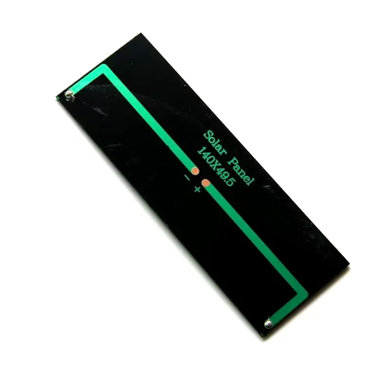 Precio de fábrica 500 Uds 0,85 W 5V Mini Panel Solar de célula Solar DIY sistema de cargador Solar para carga de batería de 3,7 V 140*49,5 MM