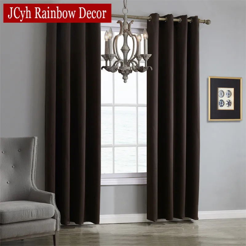 JRD Modern Blackout Curtains For Living Room Window Curtains For Bedroom Curtains Fabrics Ready Made Finished Drapes Blinds Tend