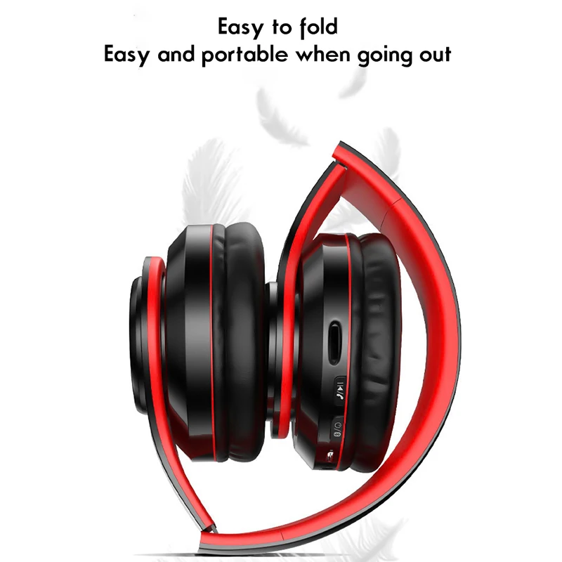 Hifi Stereo B39 Wireless Headphones Flashing Glowing Colors Led Light Gaming Game Earphone Bluetooth Headset Noise Cancelling TF