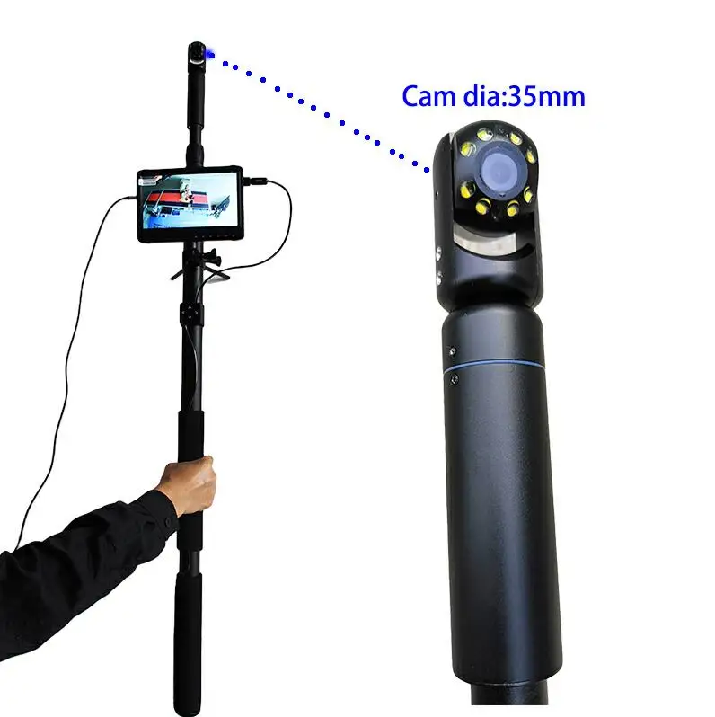 Underwater Borescope Sewer Pipe Inspection Camera 360 Degree Rotation Underground Borehole Inspection PTZ Camera