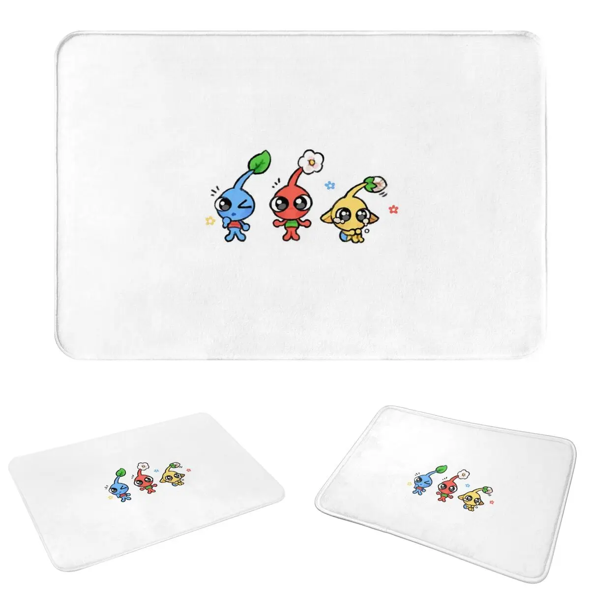 Pikmin Doormat Absorbent Mat Carpet Rug Kitchen Entrance Home Floor Mat for Balcony Footpad Mats