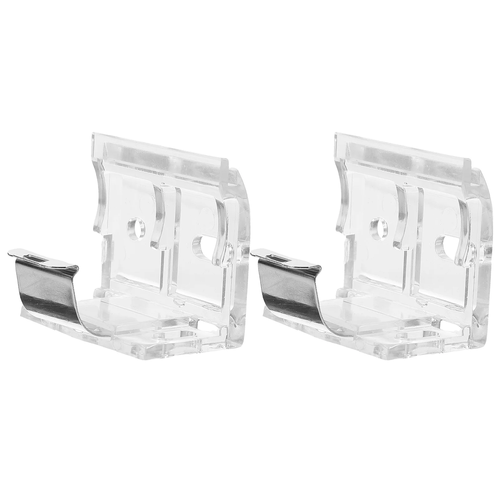 

2 Pcs Blind Accessories Curtain L Bracket for Top Side Loading Blinds Replacement Fits Most Sizes Easy