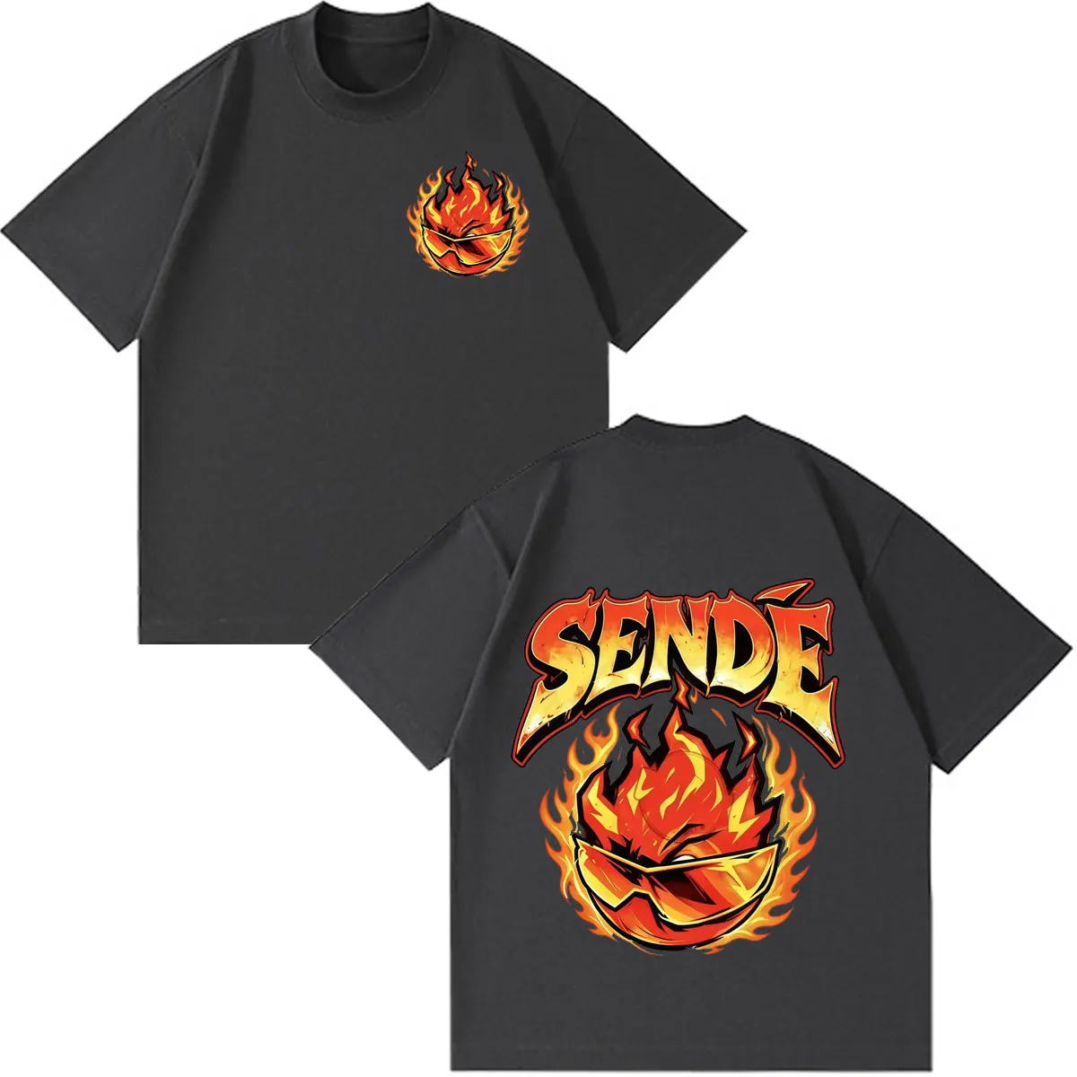 Rapper Ryan Castro Sende Tour 2026 Print Tshirt Men Women Fashion Clothing T-shirts Short Sleeve Loose Casual Vintage T Shirts