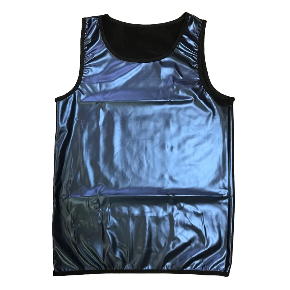 Men Fitness Sauna Sweat Vest Heat Gym Sportswear Weight Loss Fat Burning Body Shaper Workout Compression Shapewear Tank Tops image 5