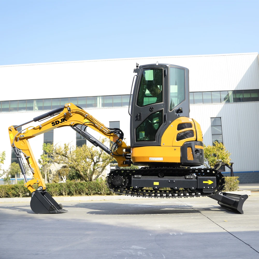 2026   Mini Excavator 3.5 Ton EPA Euro 5 Kubota Engine Crawler Digger Farm Used 1 Ton 2 Ton Home Mini Excavator Machine