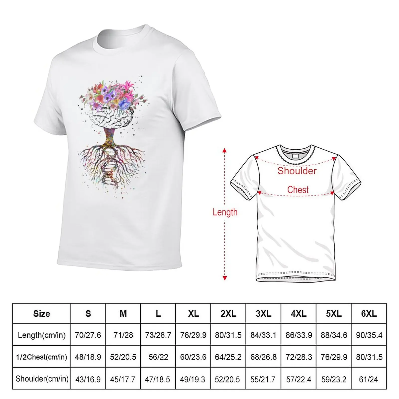 New Brain tree T-Shirt new edition t shirt blondie t shirt oversized t shirts animal print shirt for boys Men's t-shirts