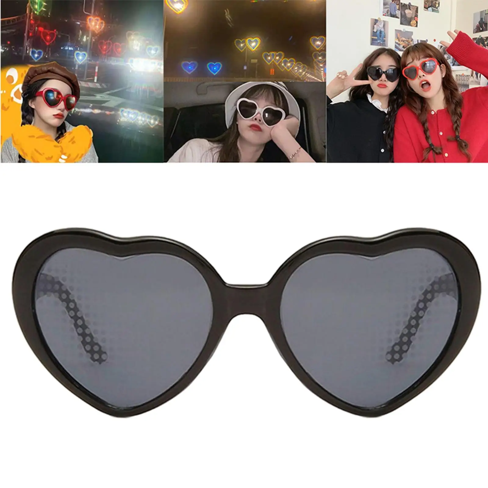 Effect Glasses Heart Sunglasses Heart es for Valentine'S Day