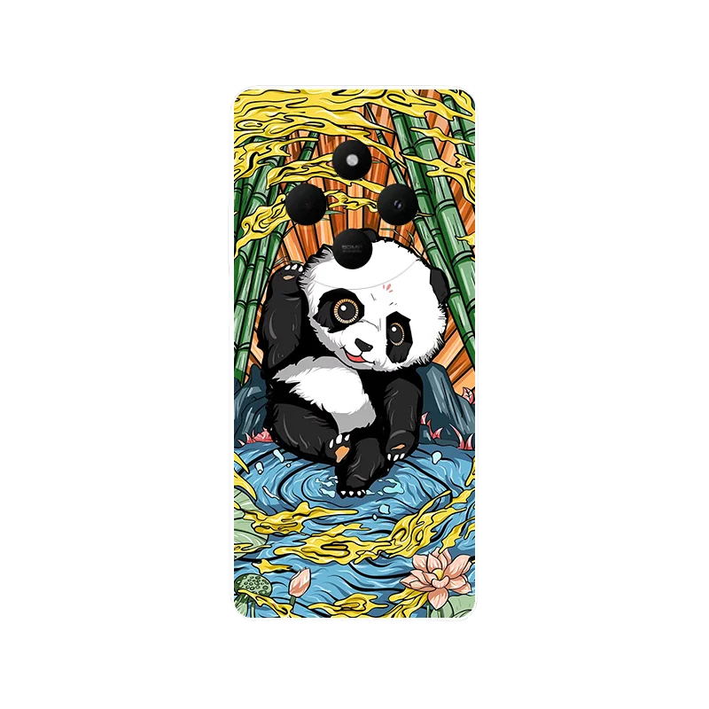 Per Xiaomi Redmi 14C Custodia Calcio Custodie posteriori in silicone morbido Per Redmi 14C 14 C 4G Copertura del telefono Redmi 14C