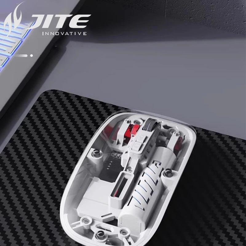 

JITE Rechargeable Transparent Magnetic 2.4G Wireless Mouse Bluetooth Mouse For iPad Laptop Tablet Phone PC