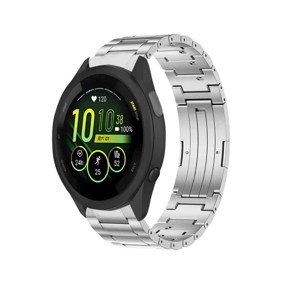 22 مللي متر 20 مللي متر الإفراج السريع التيتانيوم حزام ل Garmin Forerunner 965 55 265 955 255 165/Venu 3/2 سوار حزام الساعات اكسسوارات حزام