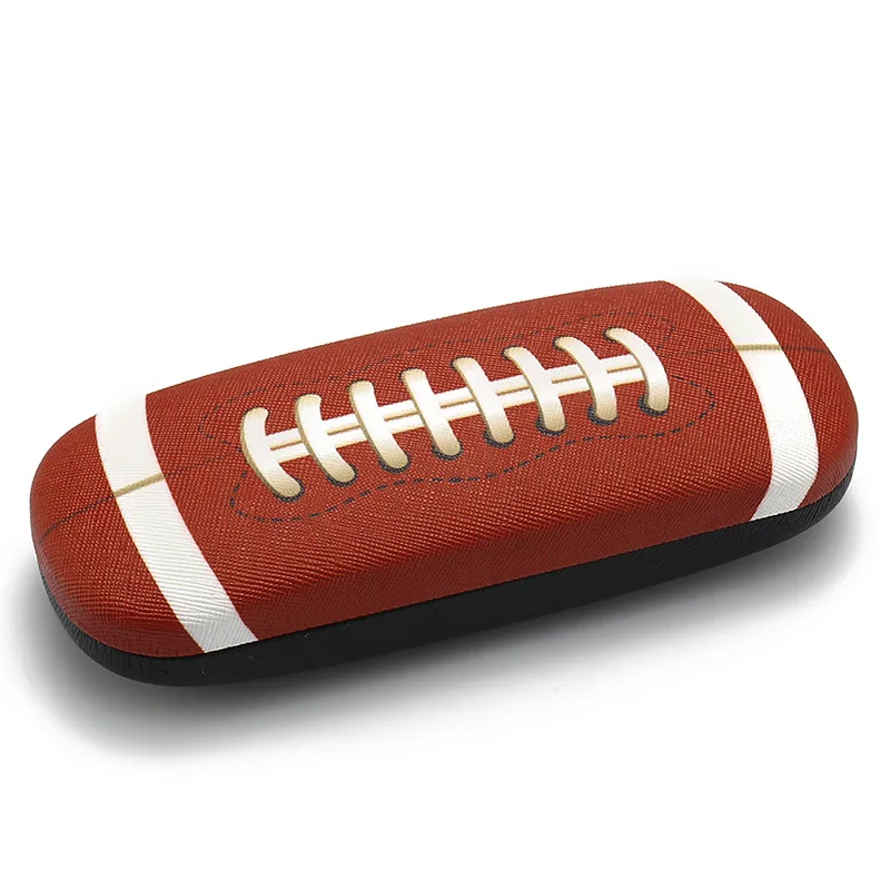 Eyewear Storage Box Colorful Glasses Case Sports Pattern Glasses Case Retro Compression Glasses Case For School Home Sunglasses