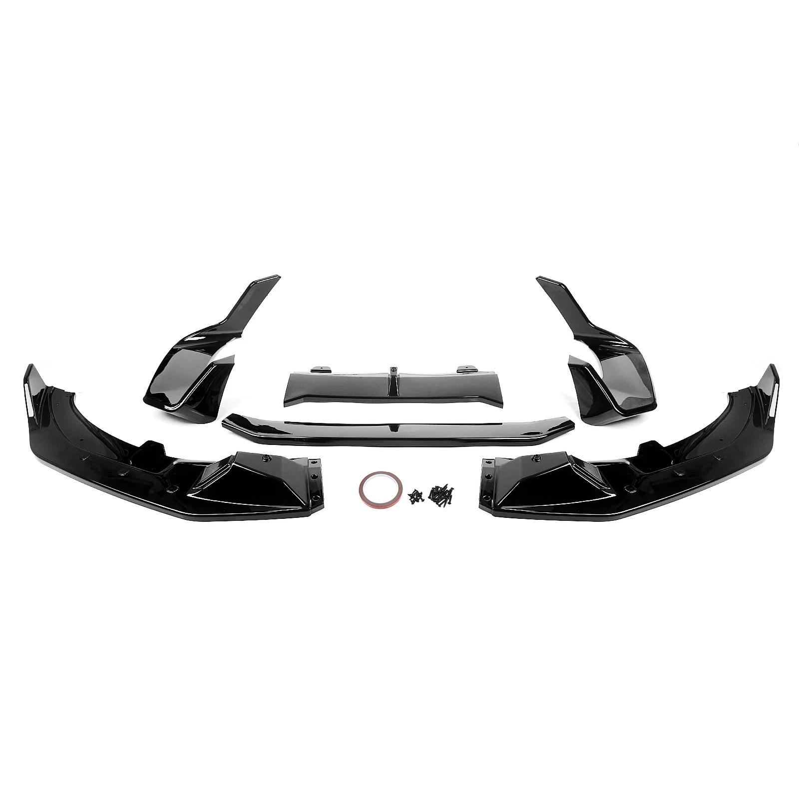 Front Bumper Spoiler Splitter Side Corner Canards Cover Air Vent Intake Trim For KIA Stinger GT AD 2018-2023 Lower Blade Kit view 2