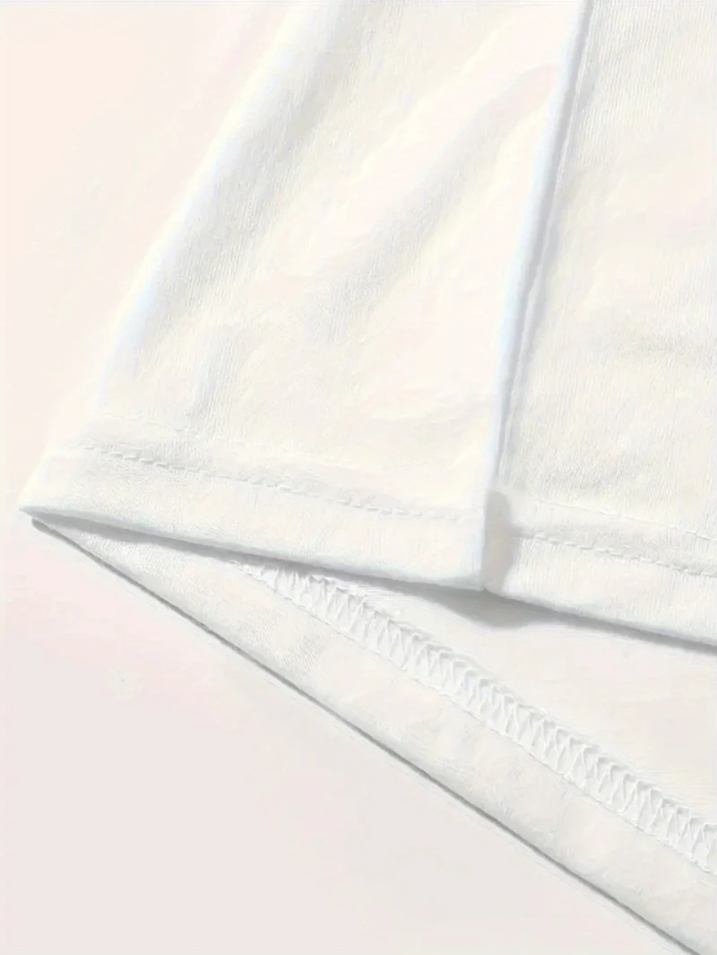 Sanrio Kuromi Pattern Printed Round Neck Shoulder Down T-shirt for Women Summer and Autumn Pure Cotton Comfortable Top