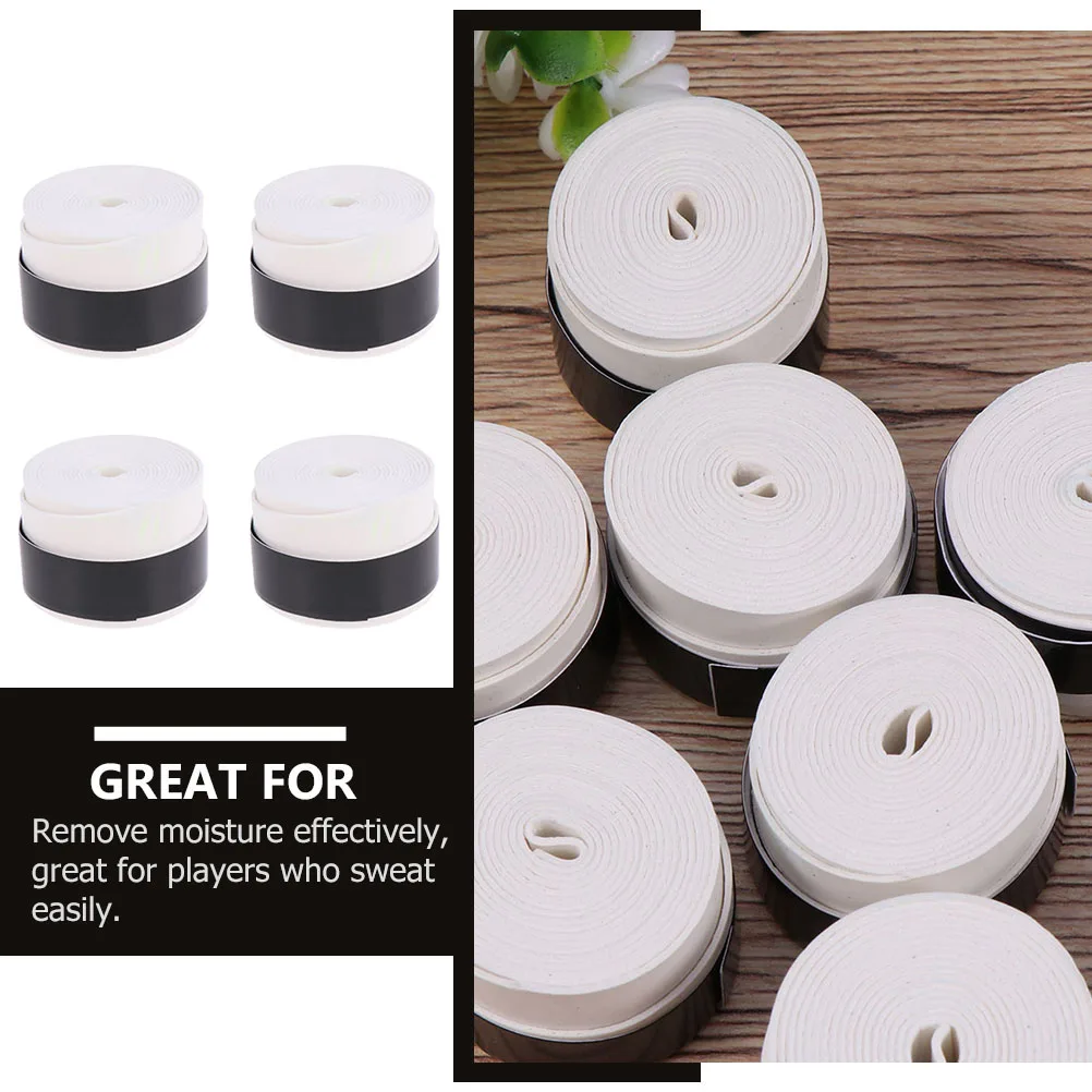 

12pcs Badminton Overgrips Anti-Slip Tennis Racket Sweatband Breathable Comfortable Sweat Absorption Hand Pole Grip Racket