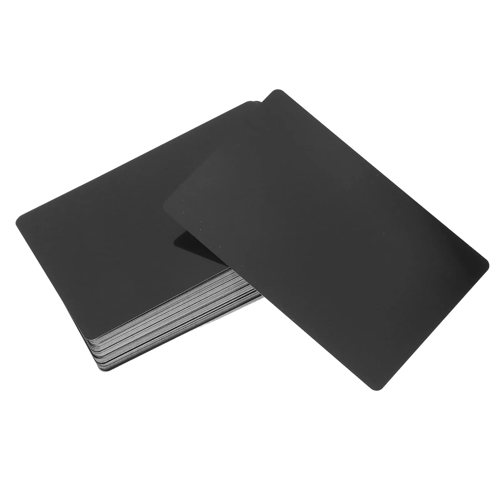 100pcs Aluminum Sheet Engraving Blanks Sheet Metal Rectangle Plates for DIY Laser Engraving Material