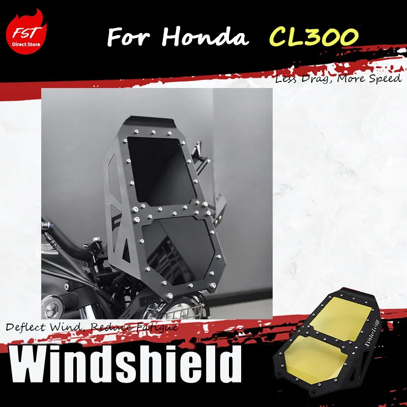 For the modification of the off-road windscreen diffuser cover front windshield panel accessories for CL300