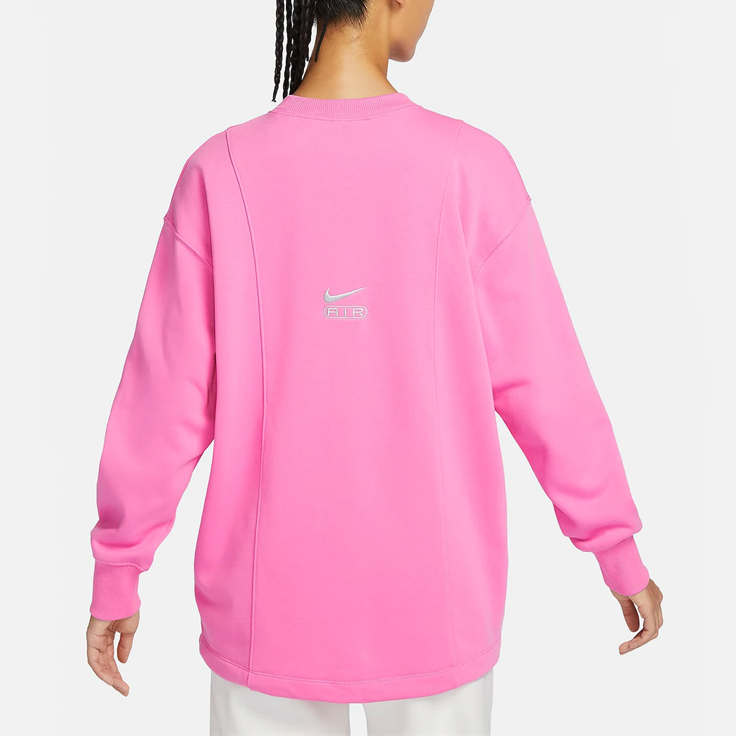 سويت شيرت نسائي برقبة دائرية من Nike مقاس كبير من الرياح الفرنسية تيري FN1898-675