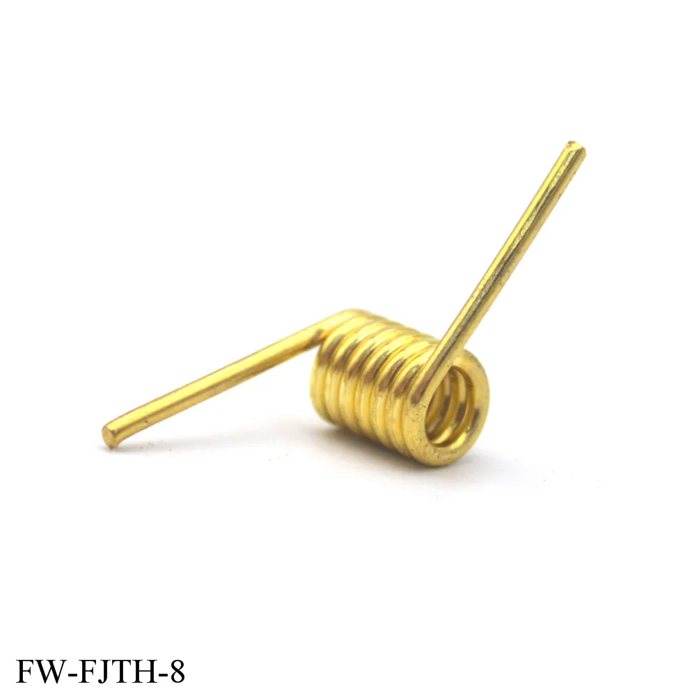 Large Hair Jaw Clips Spring With  Pin Special Accessories Wire Diameter 1.0mm Galvanized Steel Torsion Spring