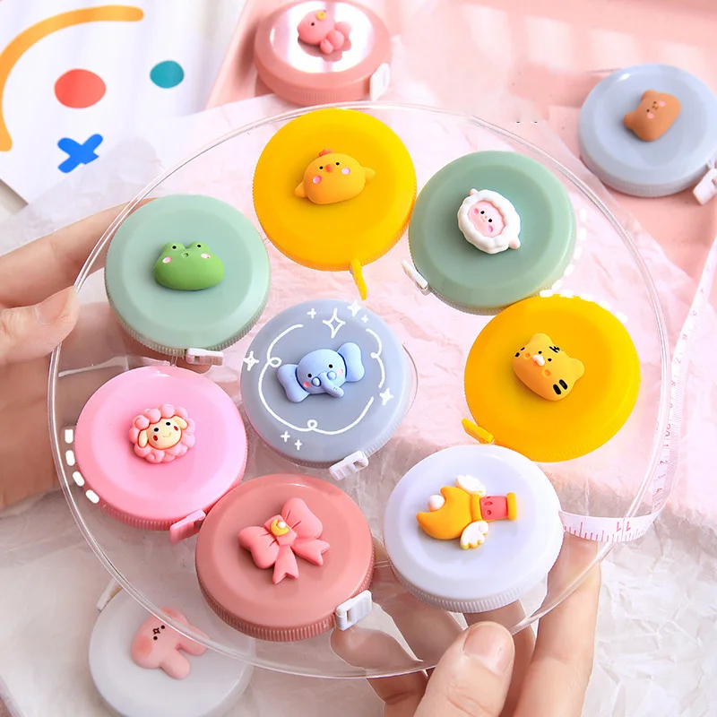 الكرتون 150 سنتيمتر/60 "شريط التدابير المحمولة قابل للسحب حاكم الأطفال الارتفاع حاكم سنتيمتر بوصة لفة الخياطة خياط شريط القياس